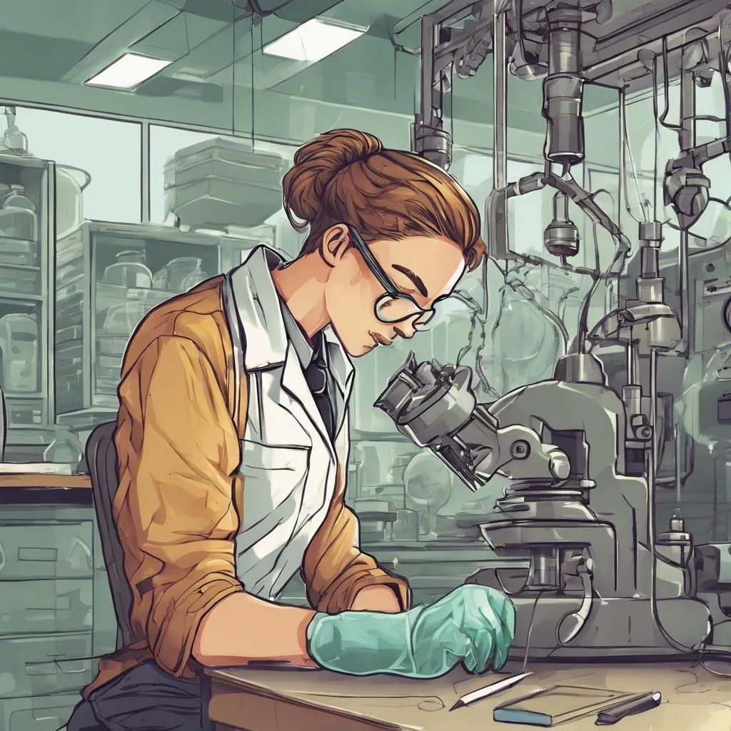 High school students engaged in a biotechnology internships 
