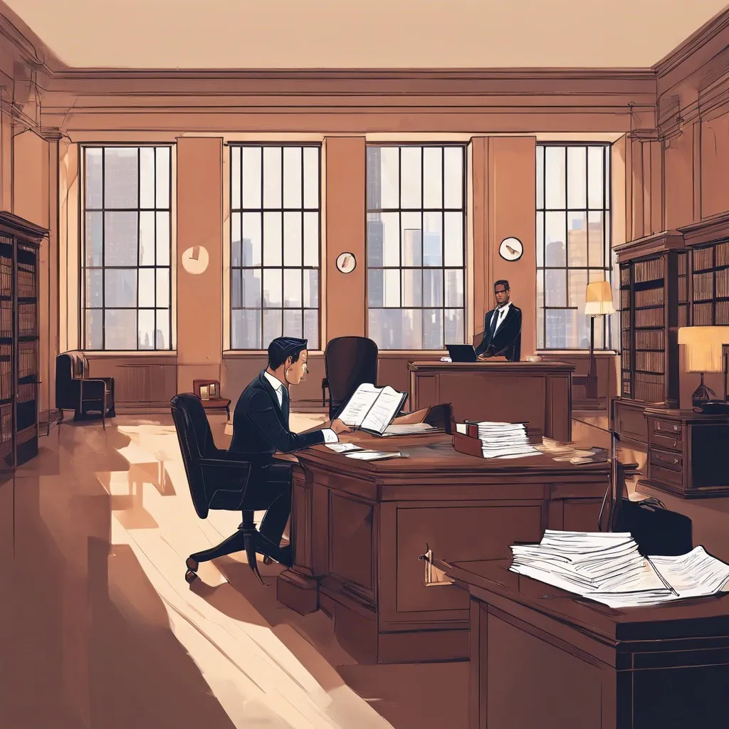 High school student working a legal internship in New York