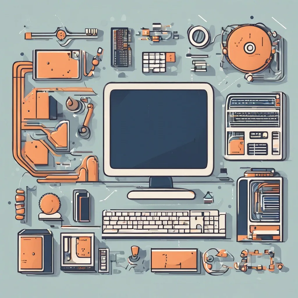 Technology and computers used by high school coding interns
